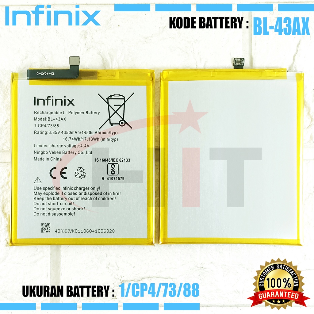 Baterai Battery Infinix Zero 5 Zero 5Pro X603 BL43AX BL-43AX