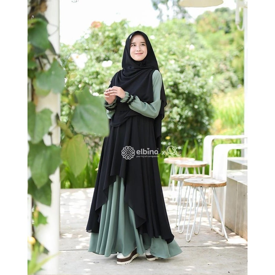 BAJU GAMIS MUSLIM WANITA TERBARU HAZIQA SYAR`I
