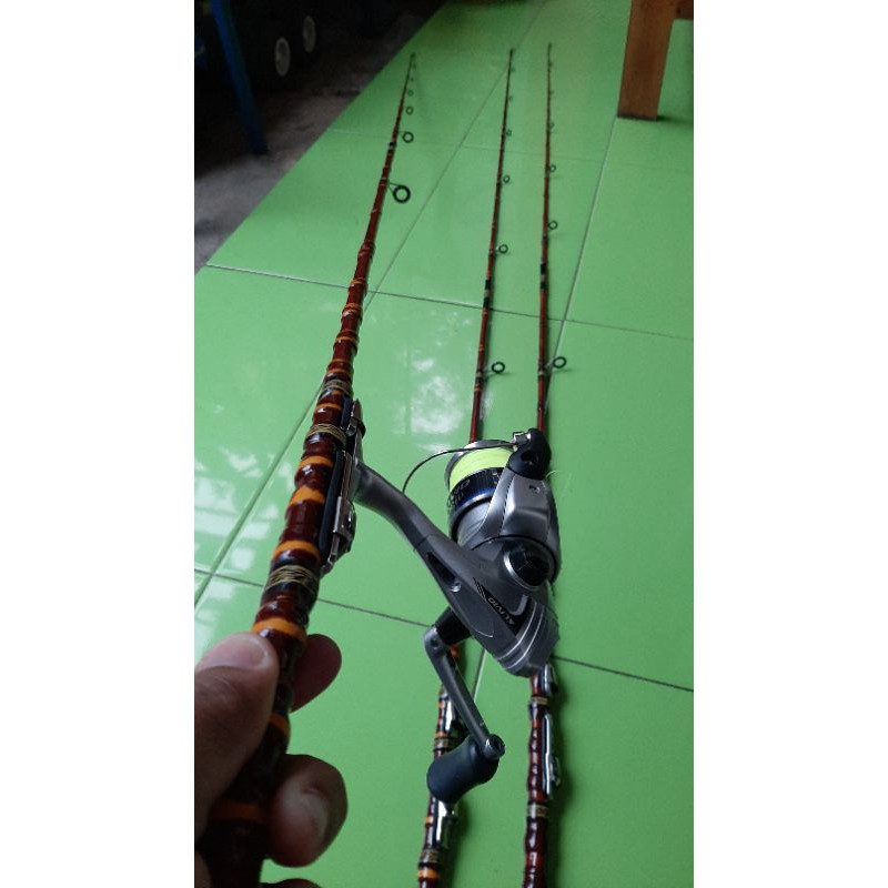 Joran Replika bambu cendani bahan fiber KR-ff 180