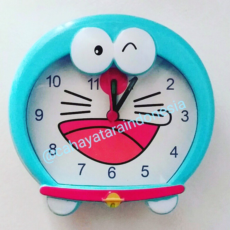 Jam Weker Beker Alarm Karakter Hello Kitty Doraemon