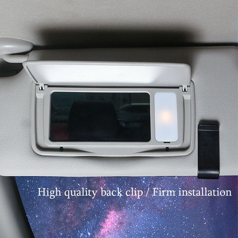 Lily Auto Sun Visor Portable 7warna Penahan Kartu Tiket Interior Mobil