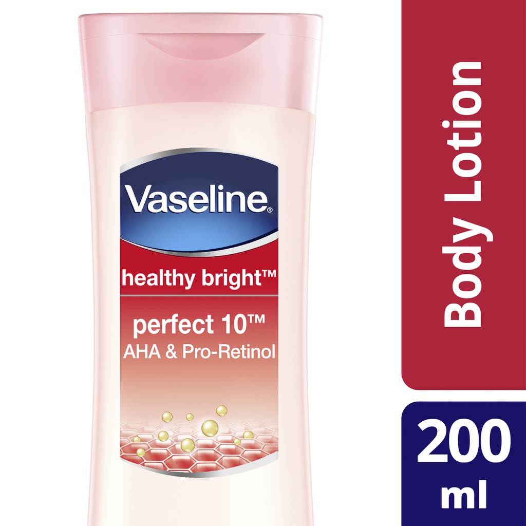 Jual Vaseline Lotion Healthy Bright Perfect 10 200ml Shopee Indonesia