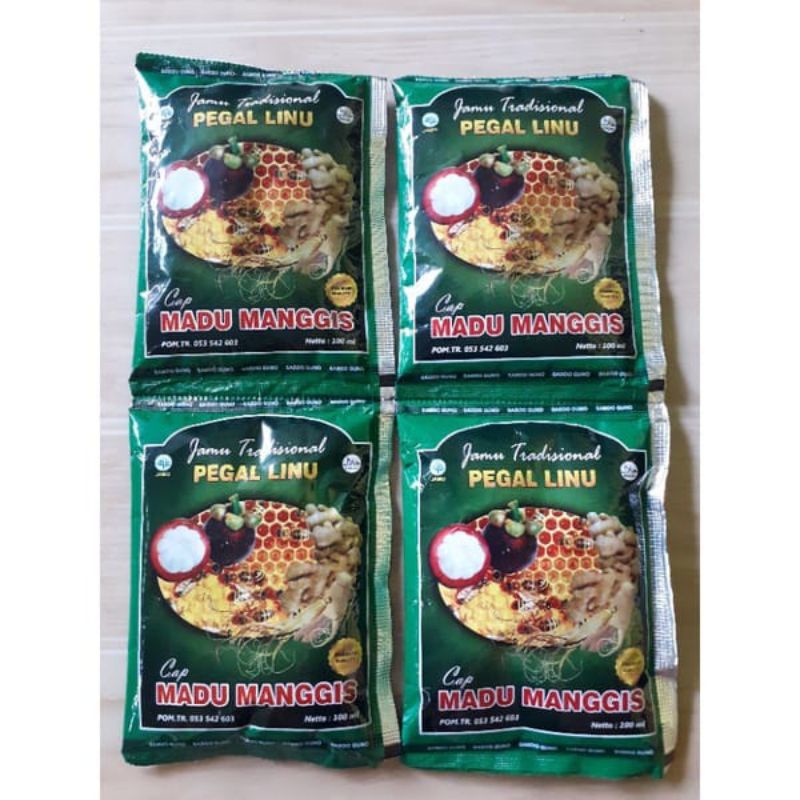 

[1 pak] jamu pegal linu cap madu manggis isi 12 sachet/ jamu tradisional