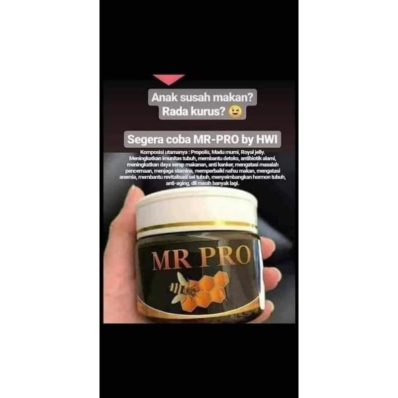 Mr.pro menambah berat badan