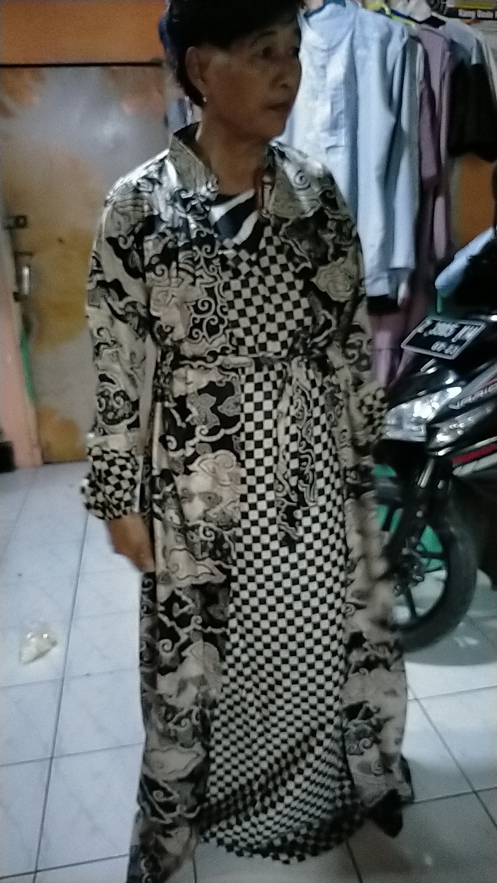 Batik Couple Keluarga Sania Ruffle Ori Ndoro Jowi Dnt