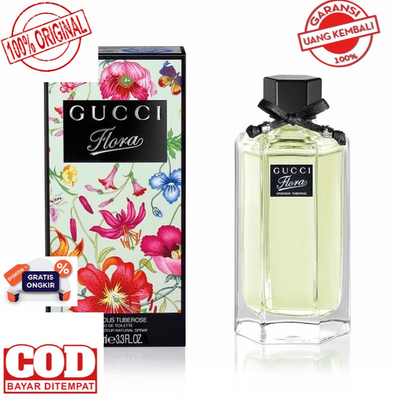 PARFUM ORIGINAL EROPA Gucci Flora By Gucci Gracious Tuberose EDT 100ml PARFUME WANITA