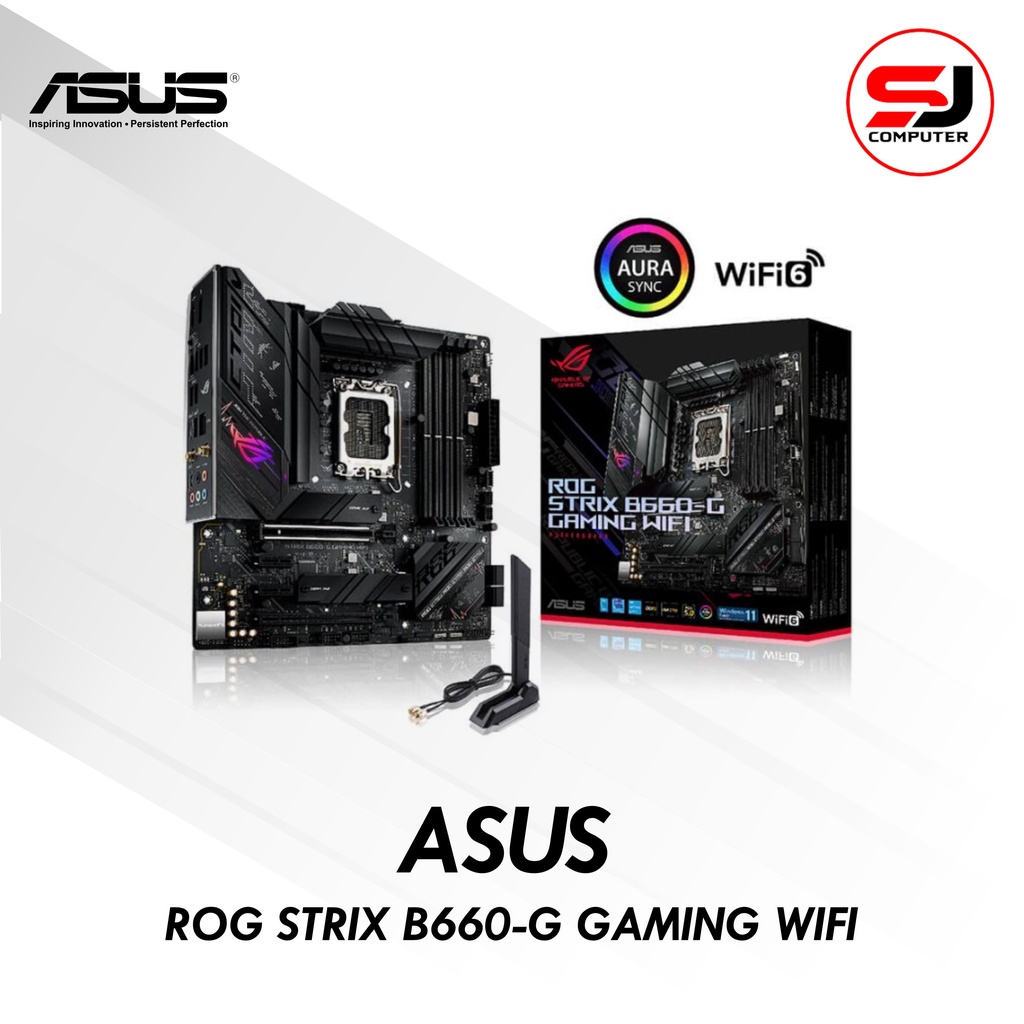 ASUS ROG STRIX B660-G GAMING WIFI | mATX DDR5 Intel LGA1700 Mainboard