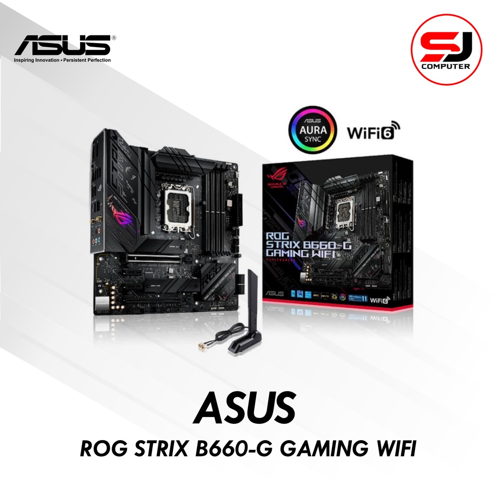 ASUS ROG STRIX B660-G GAMING WIFI | mATX DDR5 Intel LGA1700 Mainboard