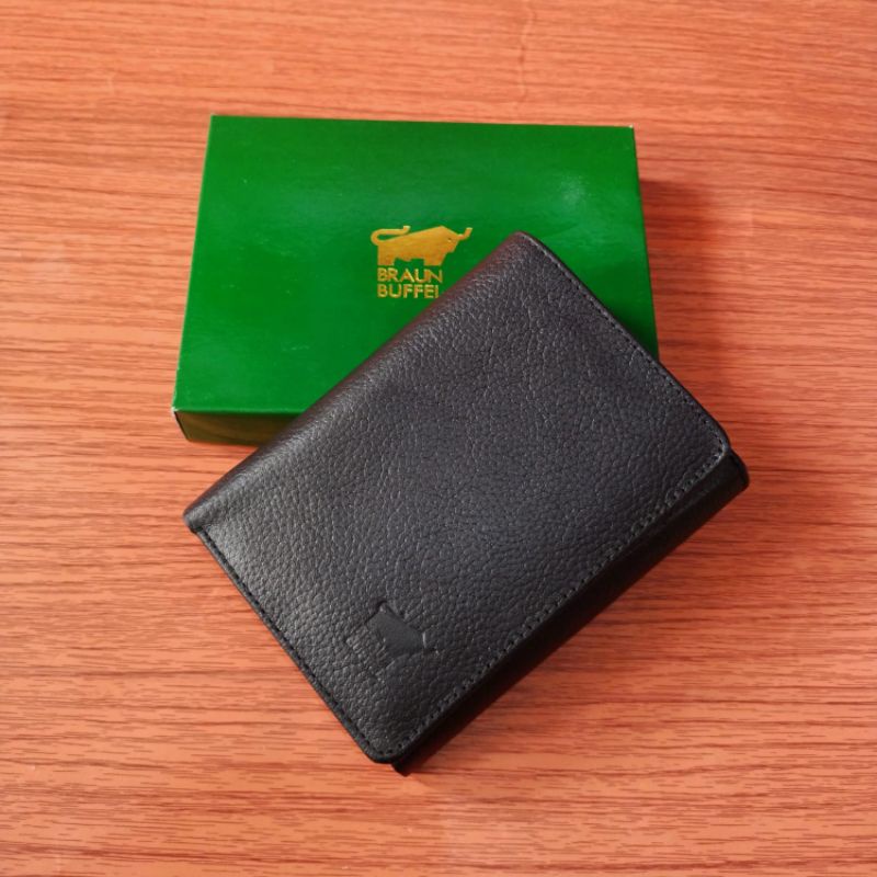 DOMPET KULIT SAPI ASLI Braun Buffel Lipat Tiga