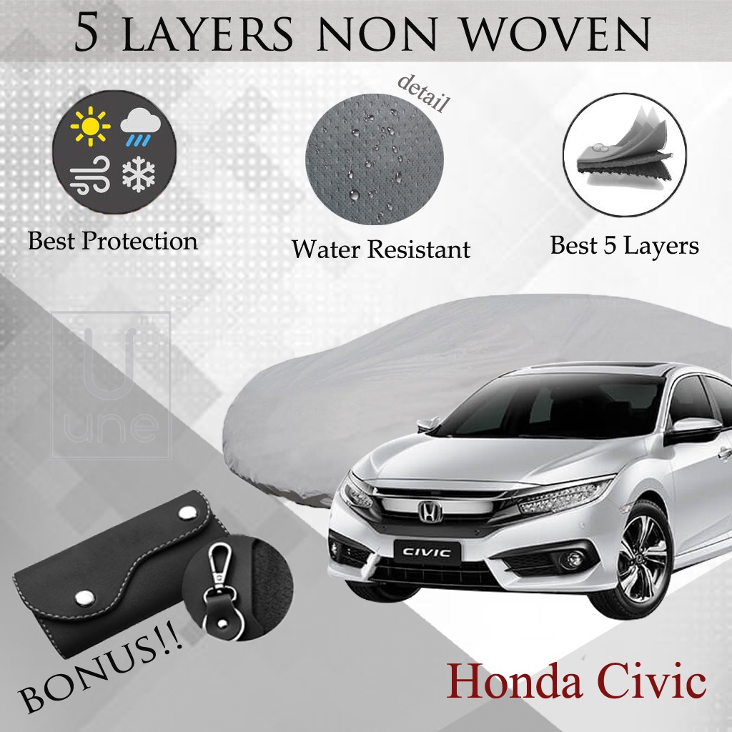 Cover Sarung Mobil CIVIC 5 Layer Protection