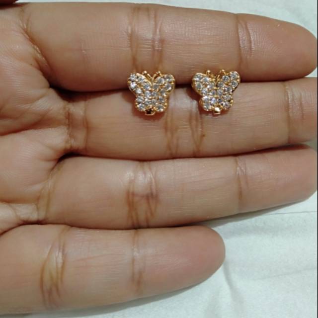 [ COD ] Termurah Anting tusuk berlapis emas