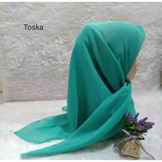 QBZ / SEGI 4 PARIS PREMIUM SERI WARNA 3 / JILBAB SEGIEMPAT PARIS NECI /SEGI EMPAT REDROS/VARISA/AZARA / CIPUT RAJUT DUA WARNA-Toska