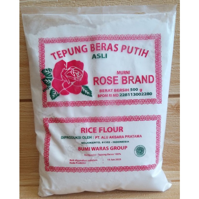 ✔MURAH Tepung Beras Rose Brand 500gr