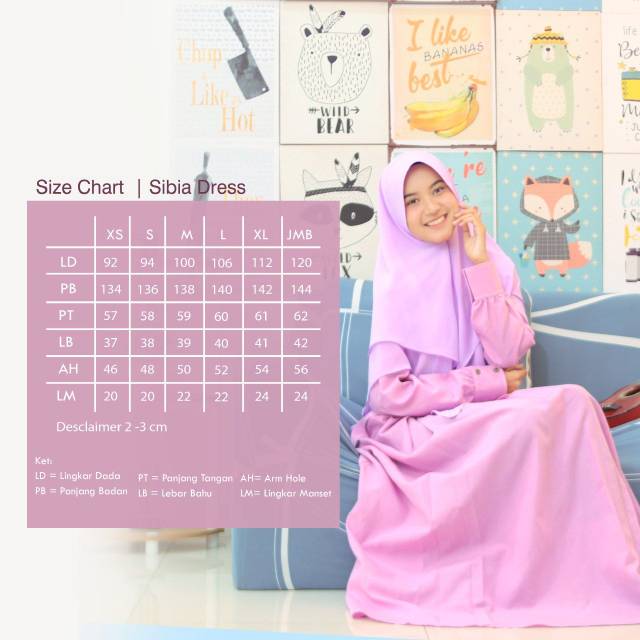 Sibia Dress Wanoja Hijab Gamis Syari