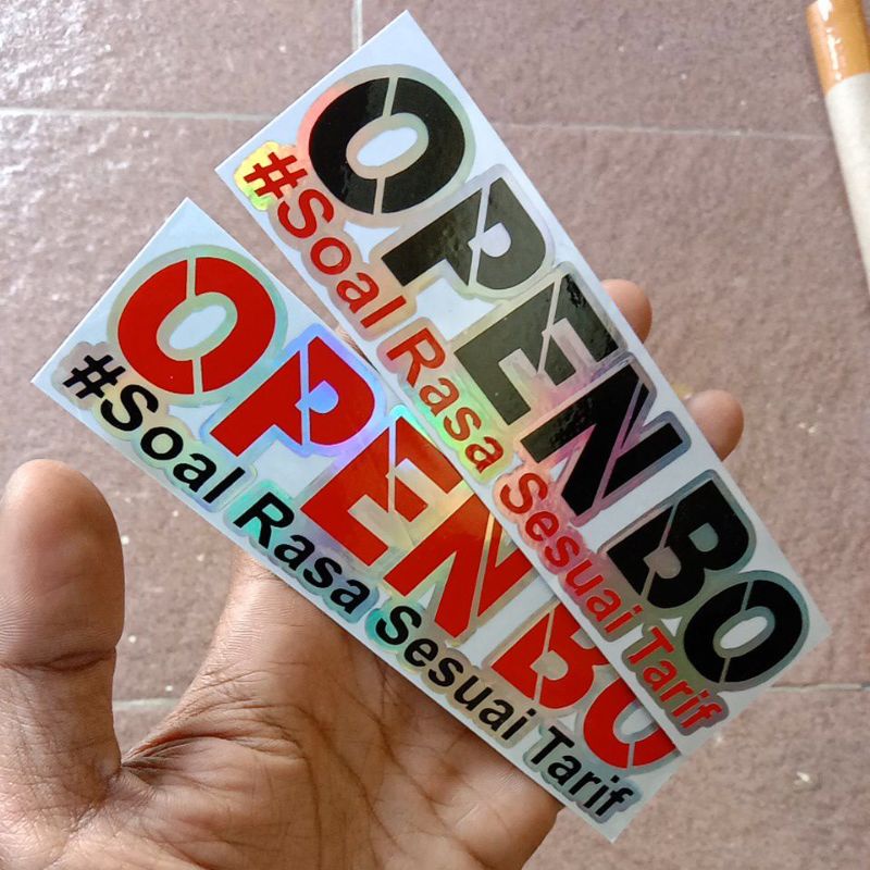 Jual sticker cutting stiker open bo cutting chrome hologram Shopee