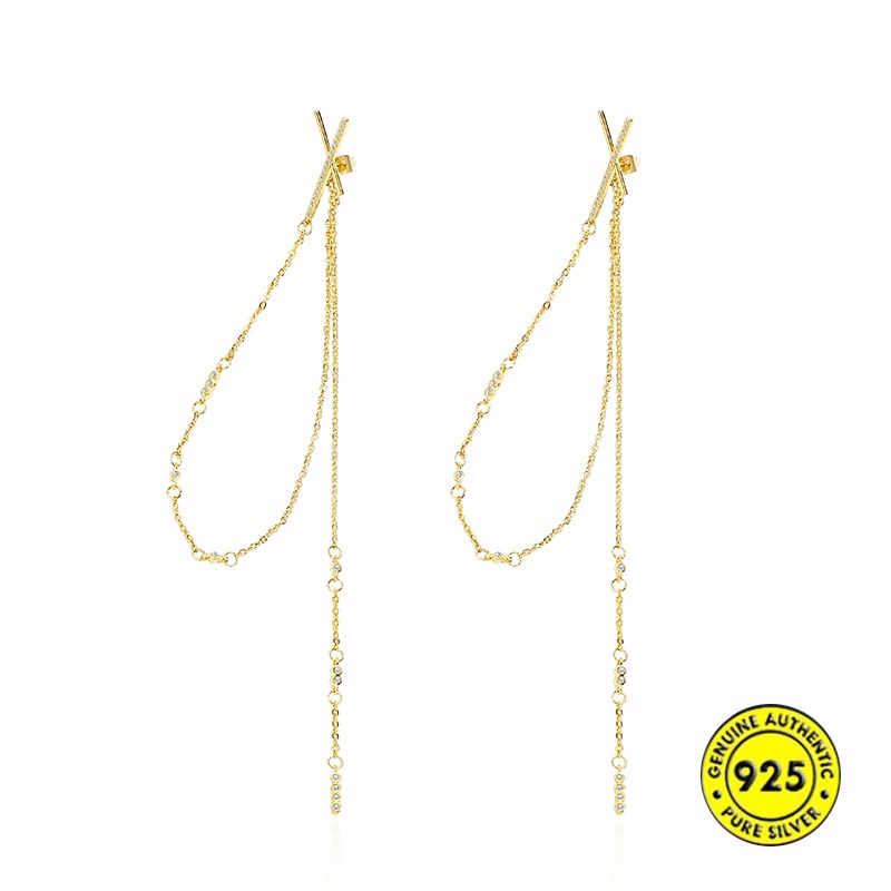 Anting Tusuk Sterling Silver 925 Untuk Wanita