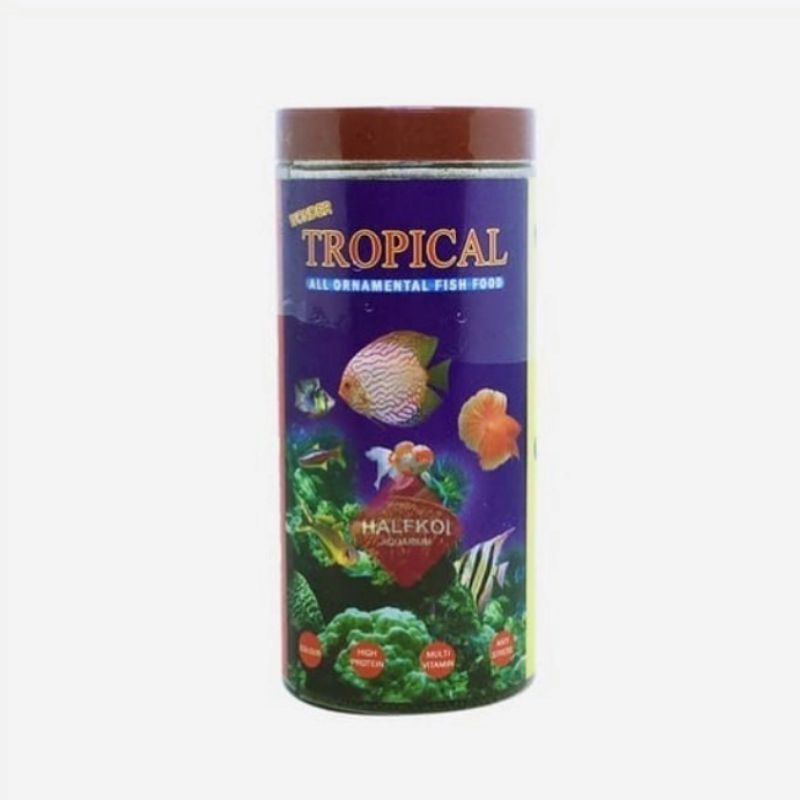 Pakan Ikan Tropical Wonder 100Gram Makanan Ikan Guppy Cupang Neon