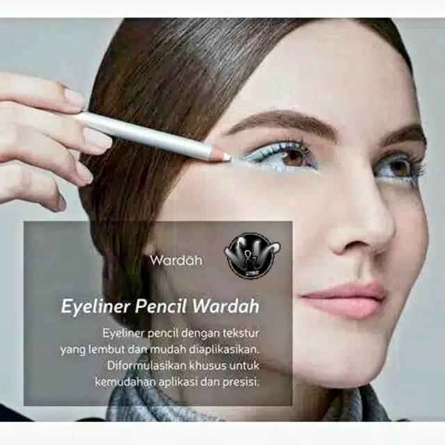 WARDAH EYELINER PENSIL/WARDAH/EYELINER WARDAH / EYELINER PENSIL / KOSMETIK / MAKEUP / KOSMETIK WAJAH