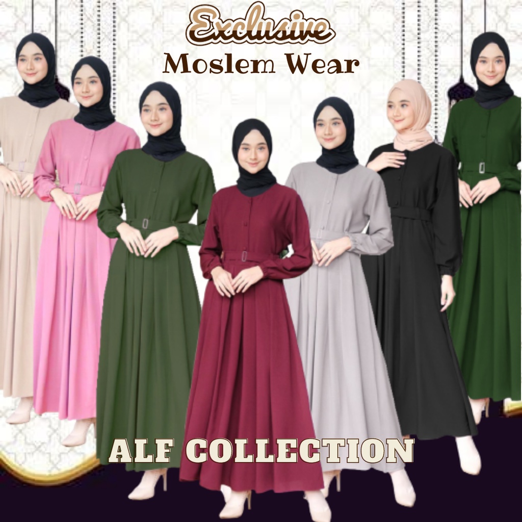 TRAND model Baju Gamis Remaja Terbaru N_muslimah Kekinian 2021 Bajugamis Super Kek Lt