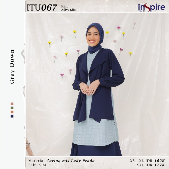 Tunik ITU 067 / Fashion Muslim Tunik Terbaru 2022
