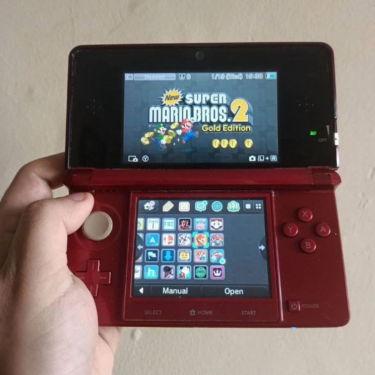 NINTENDO 3DS REGULAR CFW LUMA PERMANENT MEMORY 32GB 64GB 128GB FULL GAME NINTENDO OLD 3DS CFW LUMA + EMULATOR R4 TWILIGHT MENU NINTENDO 3DS NEW 3DS N3DS REGULAR ORIGINAL MURAH