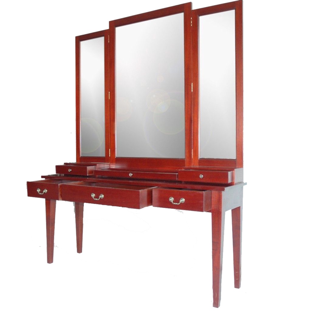 Meja RIas Minimalis Tolet 3 Kaca Cermin