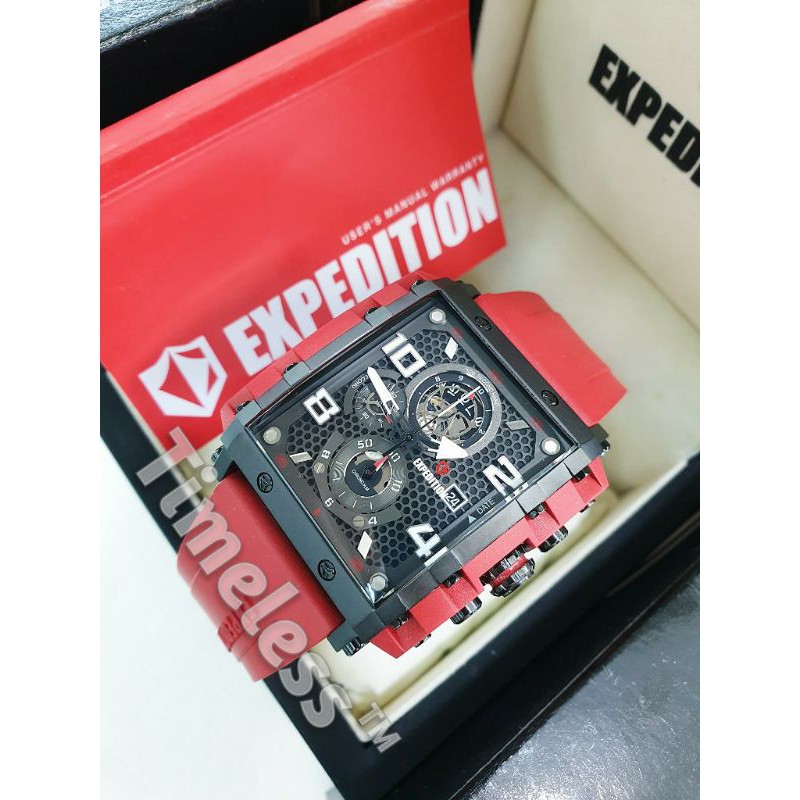 Jam tangan pria Expedition E 6757 M Red