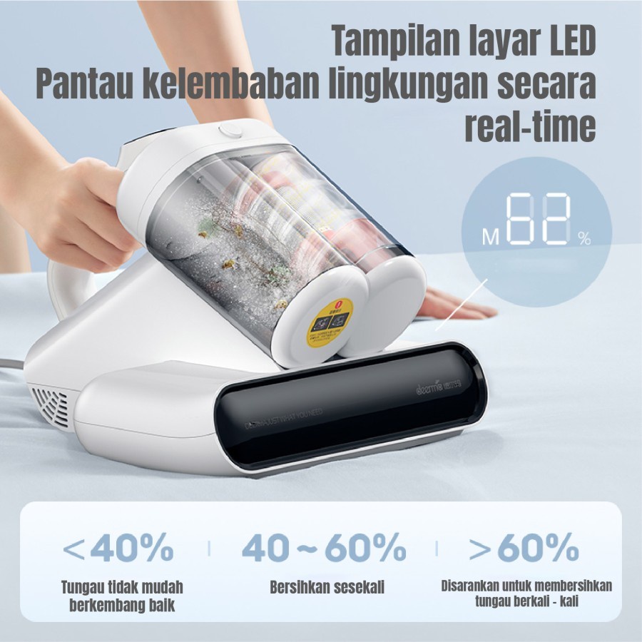 Deerma CM990 UV Dust Mites Vacuum Cleaner - Penyedot Debu Tungau