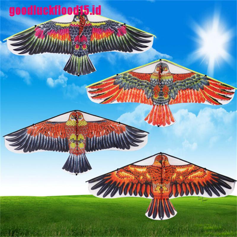 {LUCKID}1PC Flat Eagle Bird Kite Children Flying Bird Kites Outdoor Garden Toys