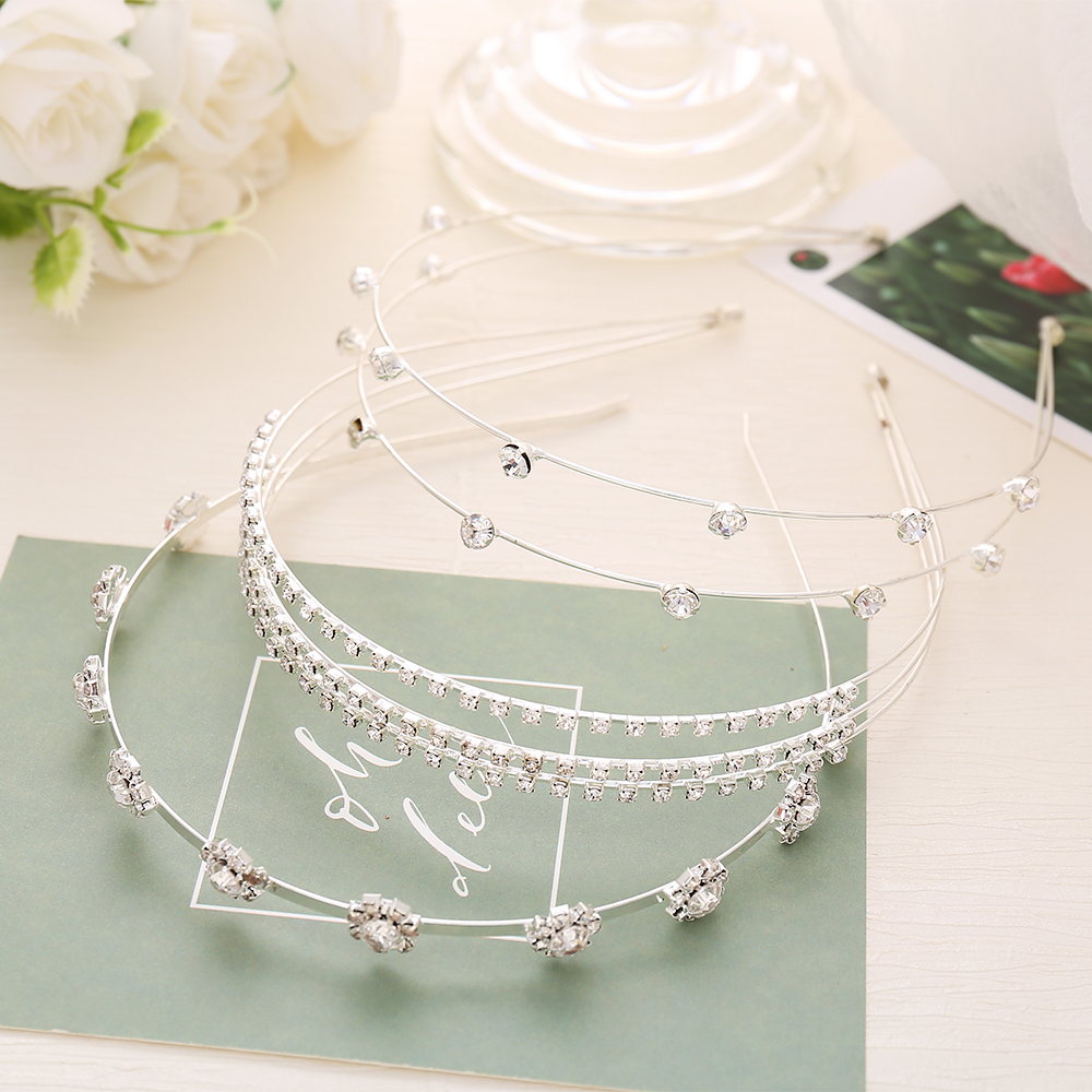 YEEZII Sweet Elegant Pearl Crystal Headband Korean Butterfly Bride Hairband Women Fashion Hair Accessories