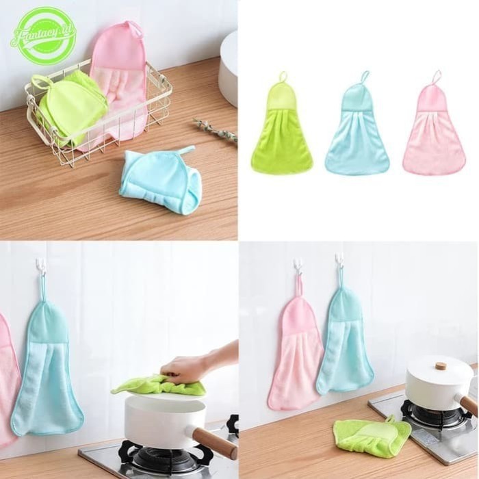 FUTAKO Lap Tangan Kain Polos / Kain Lap Tangan / Hand Towel