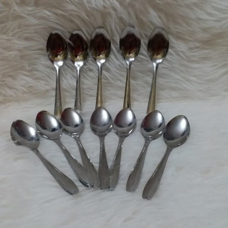 SENDOK STAINLESS] SENDOK STAINLESS MURAH 1 LUSIN SENDOK GARPU STAINLESS SENDOK TEH