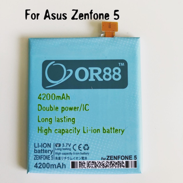 (P) Baterai batre battery Asus Zenfone 5 double power/IC OR 88