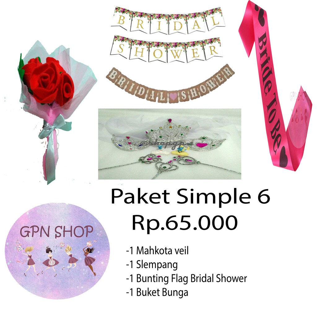 Buket Bunga Pengantin Bouquet Flower Bridal Shower Shopee Indonesia