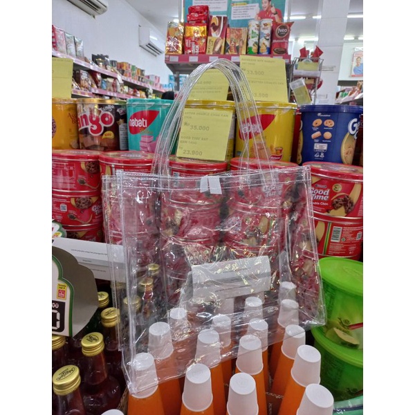 

Tas Belanjaan Kuat dan Tebal READY STOK langsung kirim 30x10x25 M JUMBO