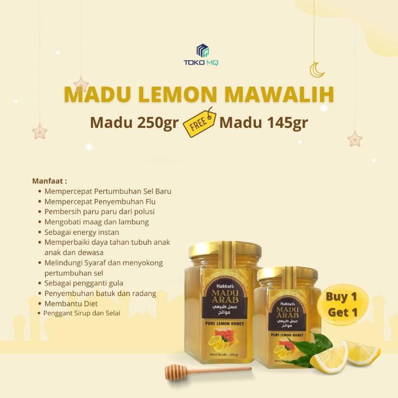 

TOKO MQ - Madu Mawalih 250 gr Gratis 145 gr Madu