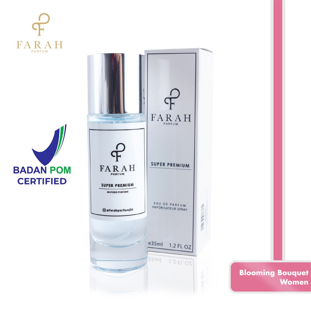 Blooming Bouquet Women Super Premium by Farah Parfum - Parfum Wanita Tahan Lama - Best Seller No.9