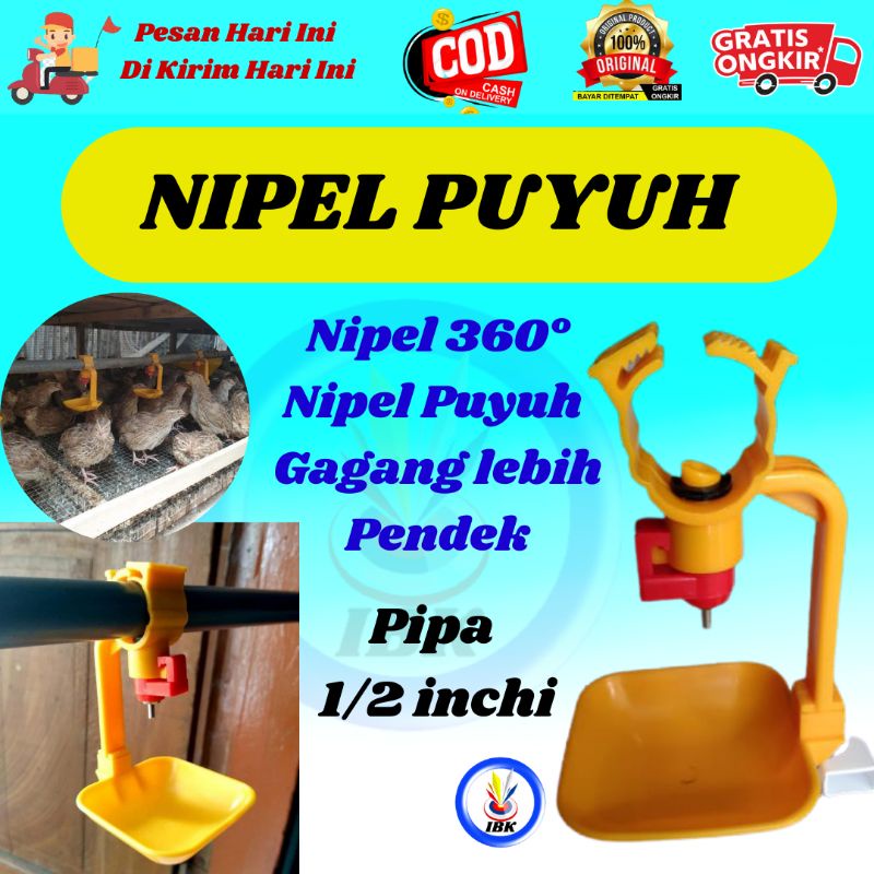Nipel Niple Nepel Puyuh Nipel An 009p Nipel 360° Bisa Di minum Dari Segala Arah IBK_123