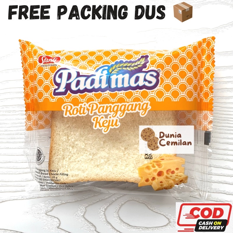 [TERMURAH!] Roti Panggang Padimas 65gr - Ropang Aneka Rasa Murah Enak-Keju