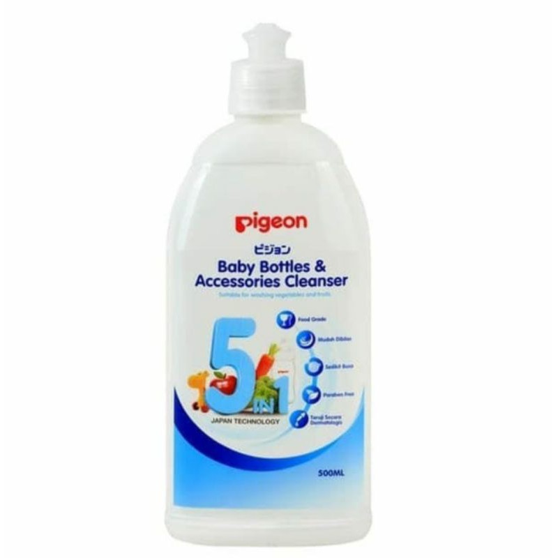 Pigeon Baby Bottle Accessories Cleanser 500ml / Sabun Cuci Botol Bayi LIQUID CLEANSER 500ml BOTTLE