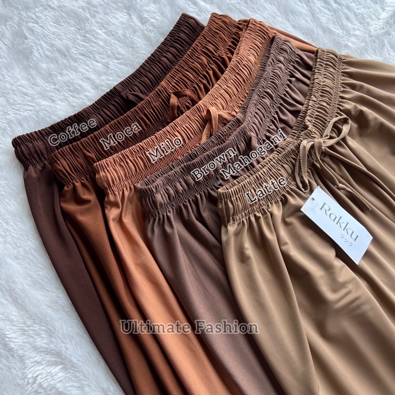 Kulot Jersey Lalisa Highwaist Bahan Jersey Premium ukuran Standar dan Jumbo (Bisa Buat Ibu Hamil ) Kekinian