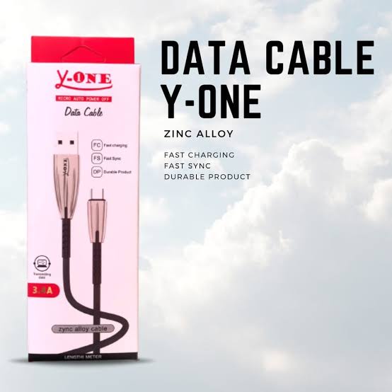KABEL DATA USB  Y-ONE ZYNC TYPE C FAST CHARGING 3.0A QUALCOMM