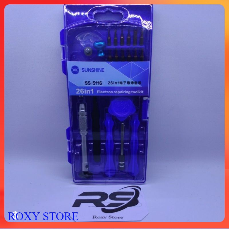 Obeng Tools Set 26 in 1 Sunshine SS-5116