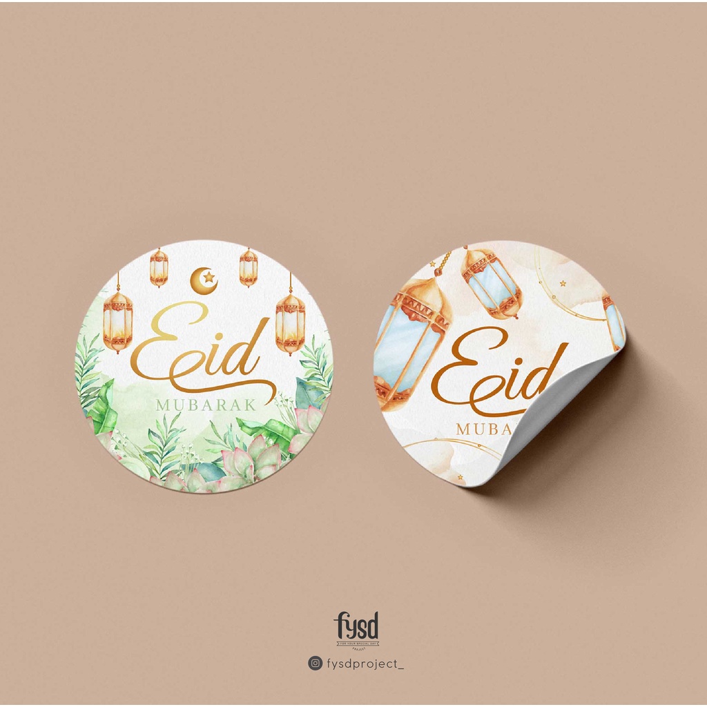 

[4cm - 77pcs] Stiker lebaran/stiker eid mubarak/stiker kue lebaran/stiker label/stiker kemasan/stiker idul fitri