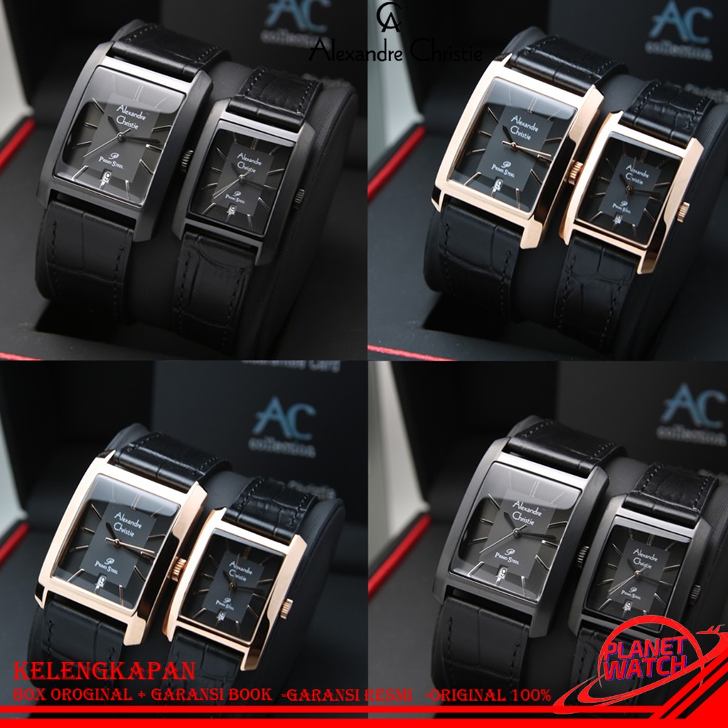 ALEXANDRE CHRISTIE COUPLE LEATHER ORIGINAL JAM TANGAN ALEXANDRE CHRISTIE COUPLE LEATHER JAM ALEXANDR