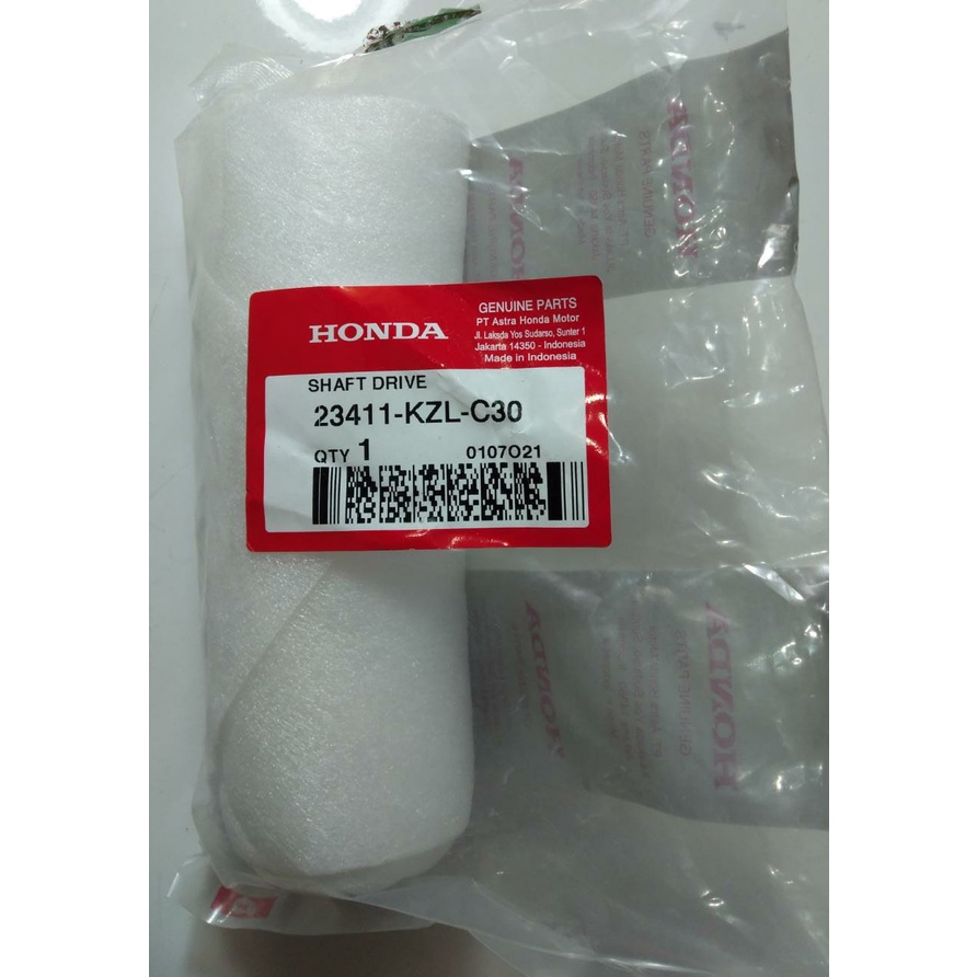 As CVT Pully Pulley Shaft Drive Honda Beat Fi 23411 KZL C30