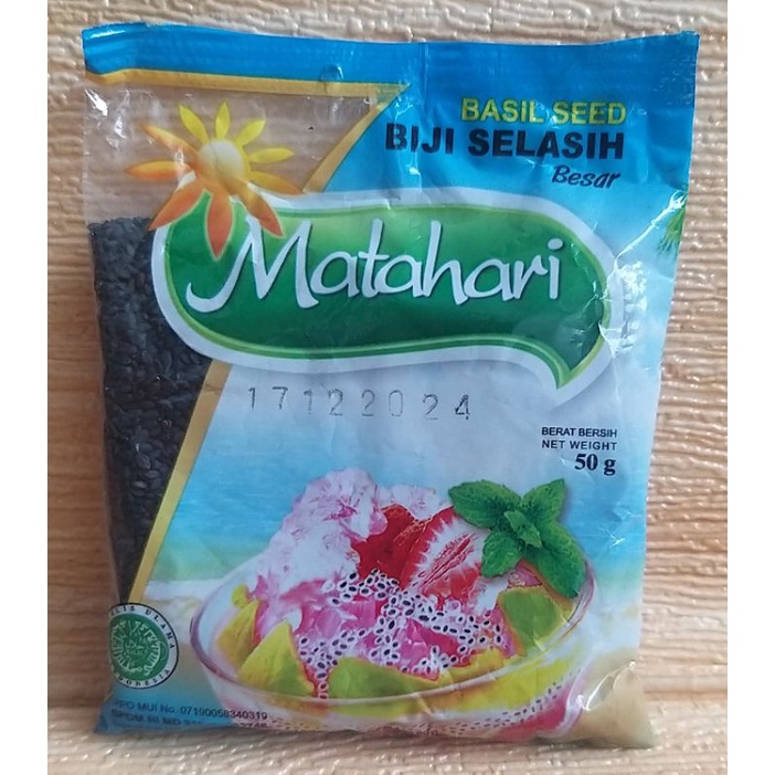 

✔MURAH Selasih Matahari 50gr / Biji Selasih / Selasih