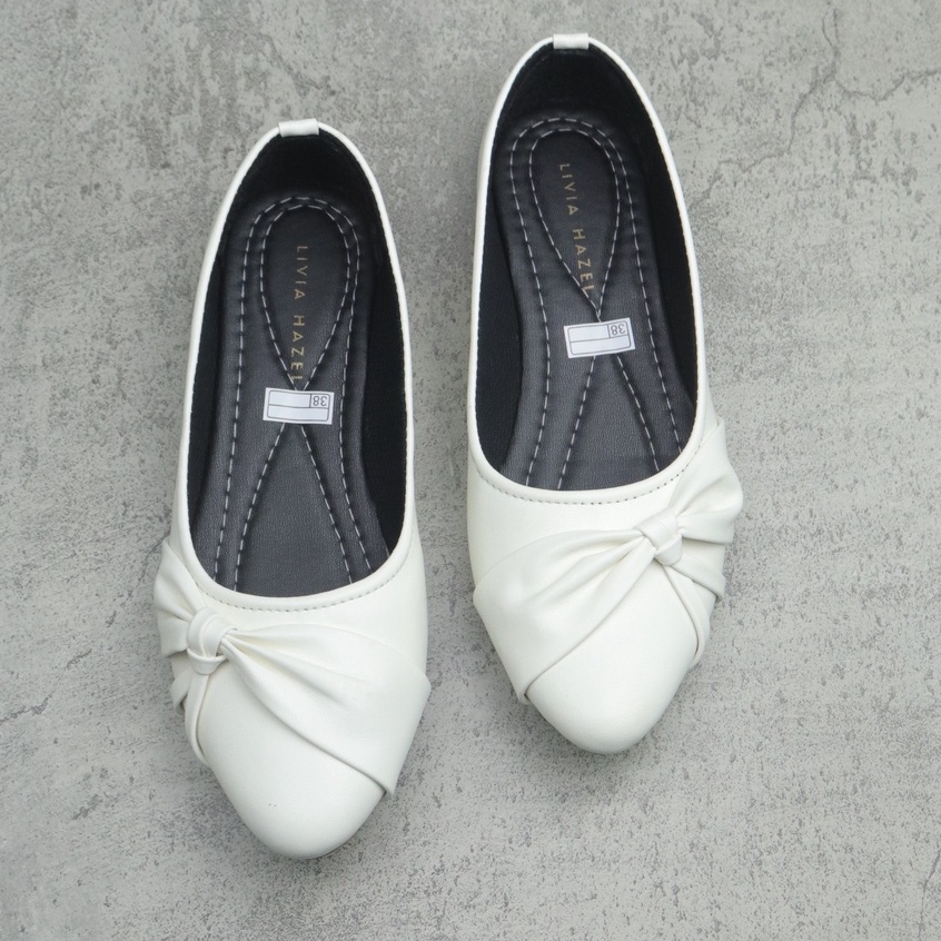 Sepatu Flatshoes Wanita HR50-Putih