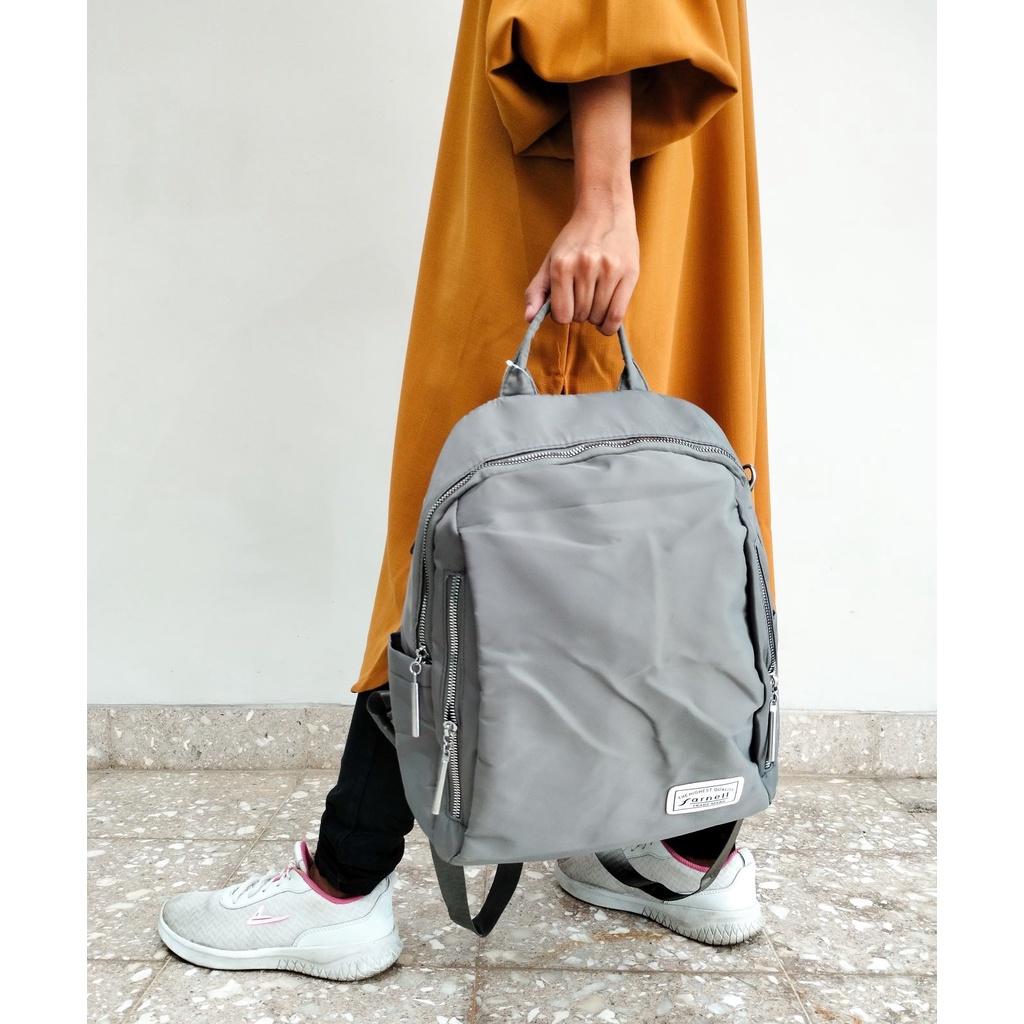 Backpack Wanita Tas Ransel Farnell Fashion Korea Import Selempang 0915-3 Multifungsi 3 in 1