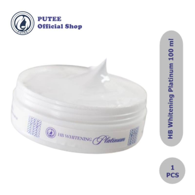 PUTEE hb whitening platinum / lotion pemutih / hb pemutih / pemutih badan ampuh / handbody whitening